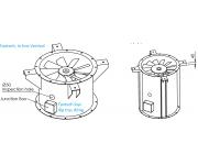 Quạt hướng trục lắp thẳng đứng