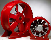 Quạt chống cháy hướng trục nối ống gió